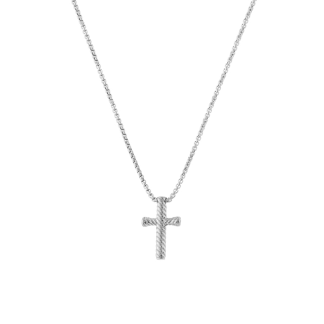 Men's Cross Necklace 01X03-00265 Oxette Steel 318L