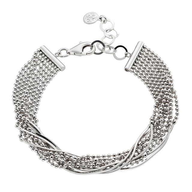 Women's Bracelet Sirene Oxette 02X01-03337 Silver With Chains 1.5 cm