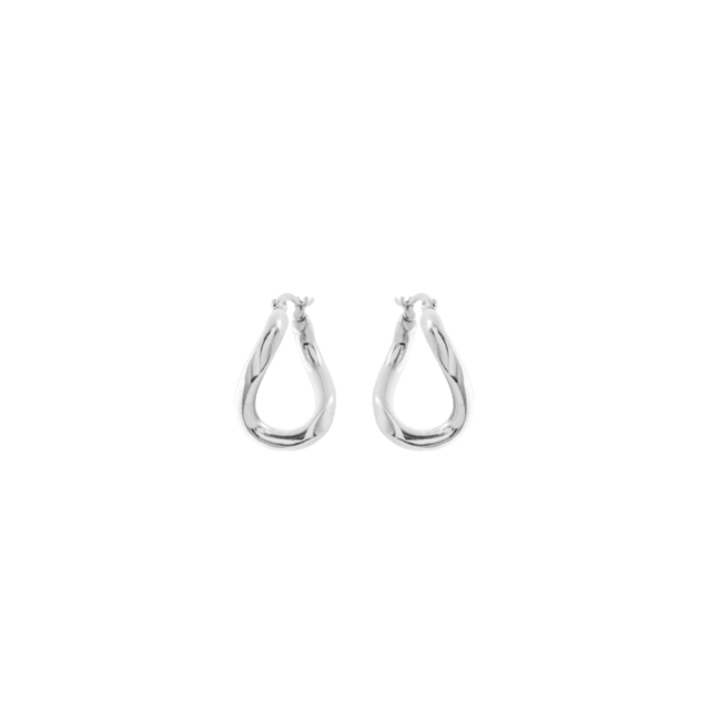 Women's Earrings Links Hoops 03J03-00004 Loisir 316L Steel