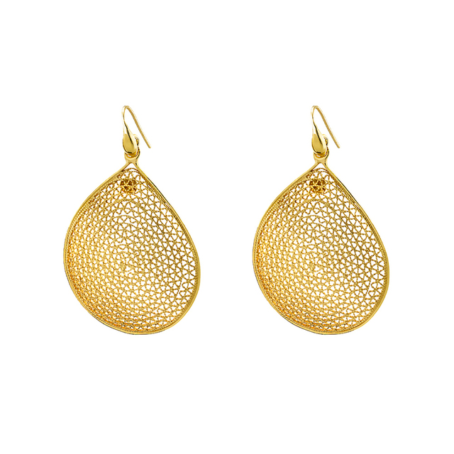 Luminous Women's Earrings 03L15-00937 Loisir Metallic Gold Plated