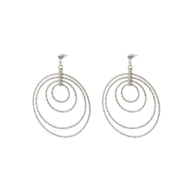 Women's Earrings Links 03X03-00150 Oxette Steel With Hoops