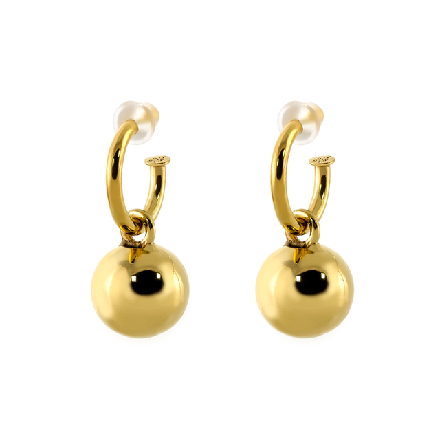 Women's Earrings 03X05-02882 Oxette Silver 925-Gold Plated