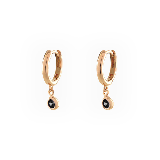 Women's Optimism Earrings 03X15-00246 Oxette Bronze-Pink Gold Plated IP