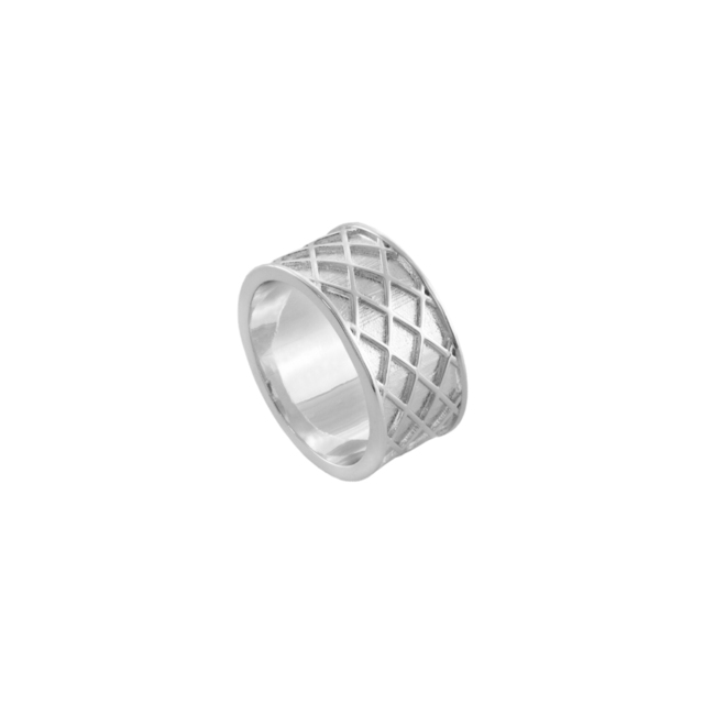 Women's Ring 04L15-00744 Loisir Brass With Silver Plating