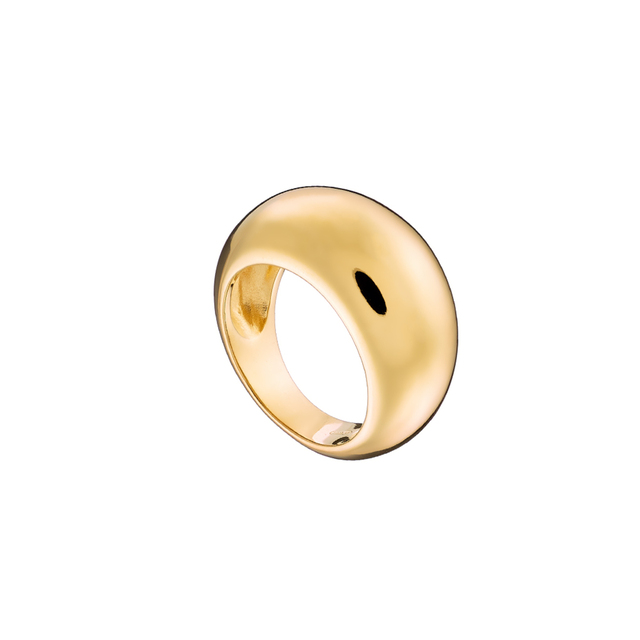 Women's Ring Extravaganza 04X27-00779 Oxette Steel 316L Gold Plated IP