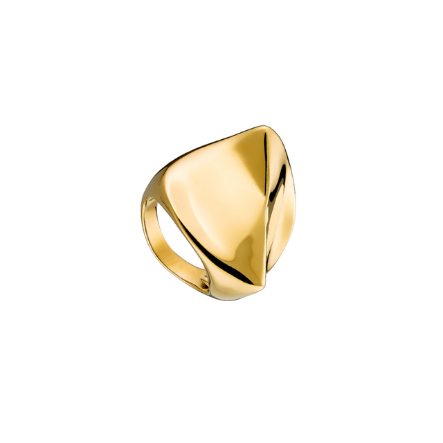 Γυναικείο Δαχτυλίδι Heavy Metal 04X15-00196 Oxette Μπρούντζος-Χρυσό IP 2,7cm