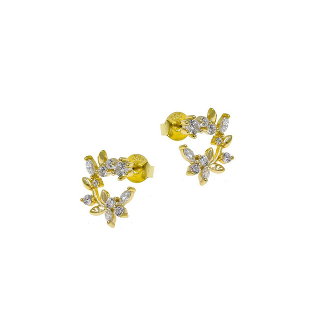 Women's Earrings Branch Silver 925 Zircon 103101092
