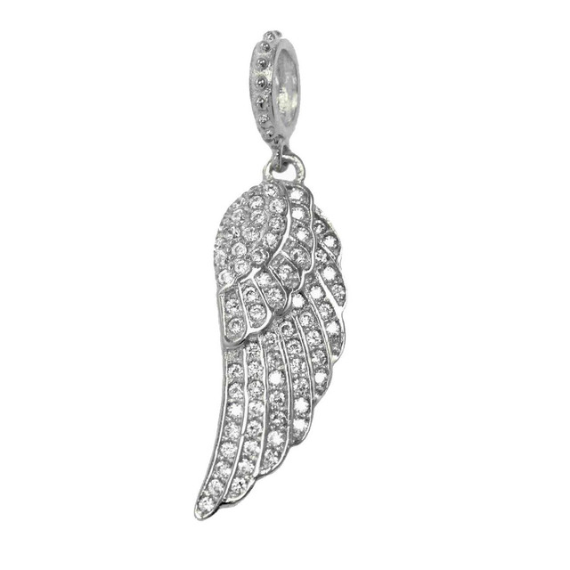 Women's Pendant Feather Silver 925-Rhodium Plating IP 105100663.700