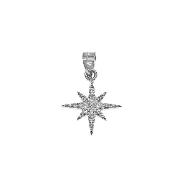 Women's Pendant Star Silver 925 With White Zircon 105103416.700