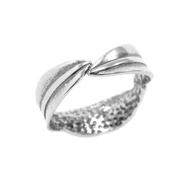 Women's Ring Olive Leaves Silver 925-Oxidation 107100539