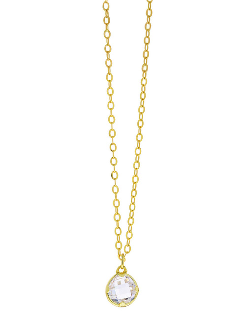 Women's Necklace With Stone Silver 925 Zircon 9A-KD288 Prince