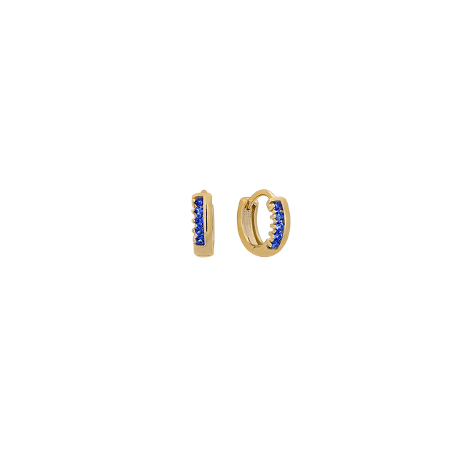 Women's Hoop Earrings Silver 925-Gold Plating 1TA-SC090-3M Prince