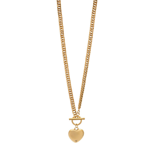 Women's Necklace Heart 22A-KD002G Visetti Steel 316L-Gold IP