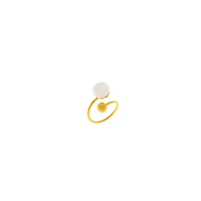 Γυναικείο Δαχτυλίδι 23469 Arteon Ασήμι 925-Επιχρύσωση-Μαργαριτάρι