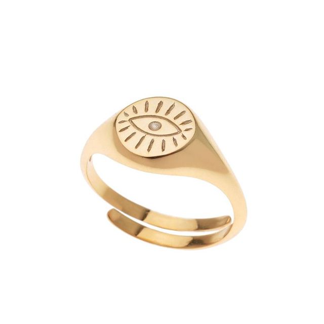 Ring Chevalier Eye Silver 925 Gold Plated 23728 Arteon