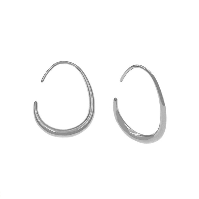 Women's Earrings Hoops Oval Steel 316L 303101622.small