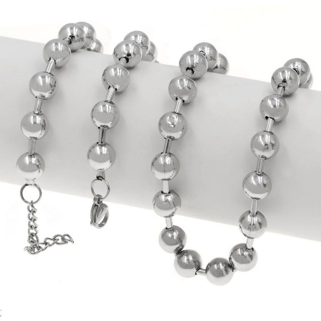 Women's Necklace Balls Surgical Steel 316L 304100597