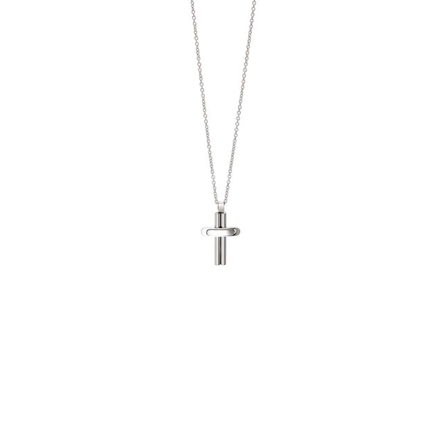 Men's Cross Necklace 31D-KD026S Visetti Steel 316L