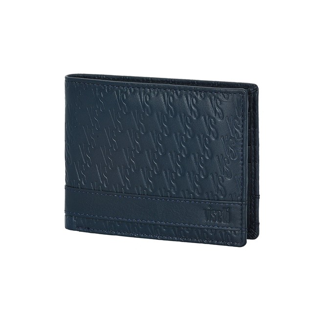 Men's Leather Wallet Visetti 31H-WA019M Blue