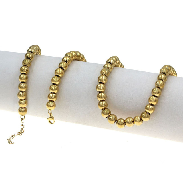 Women's Necklace With Balls 324100736 316L Steel