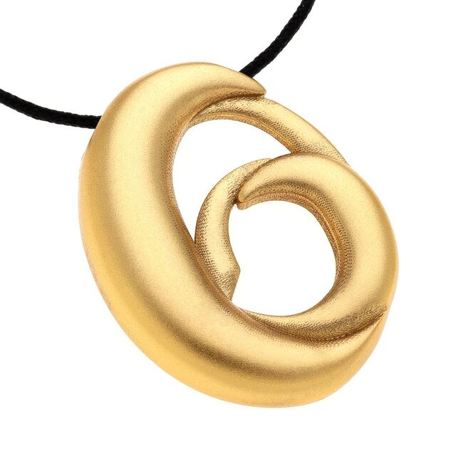 Women's Long Charm With Rope Made of Gold Plated Brass 34148 Arteon