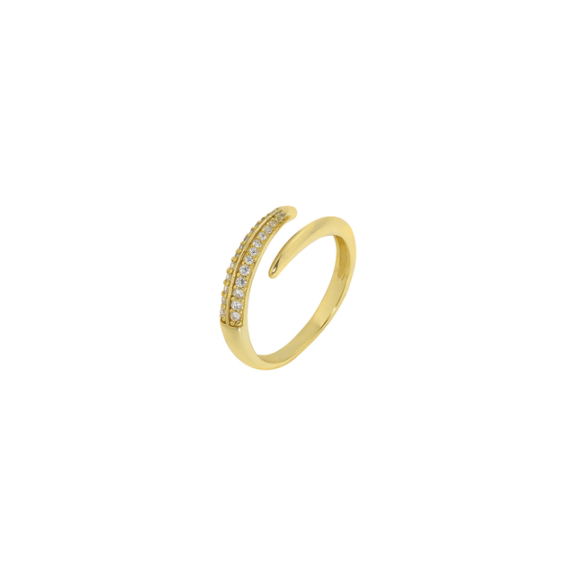 Γυναικείο Δαχτυλίδι  Ασήμι 925-Ζιργκόν Επιχρυσωμένο 3ZK-RG141-3 Prince
