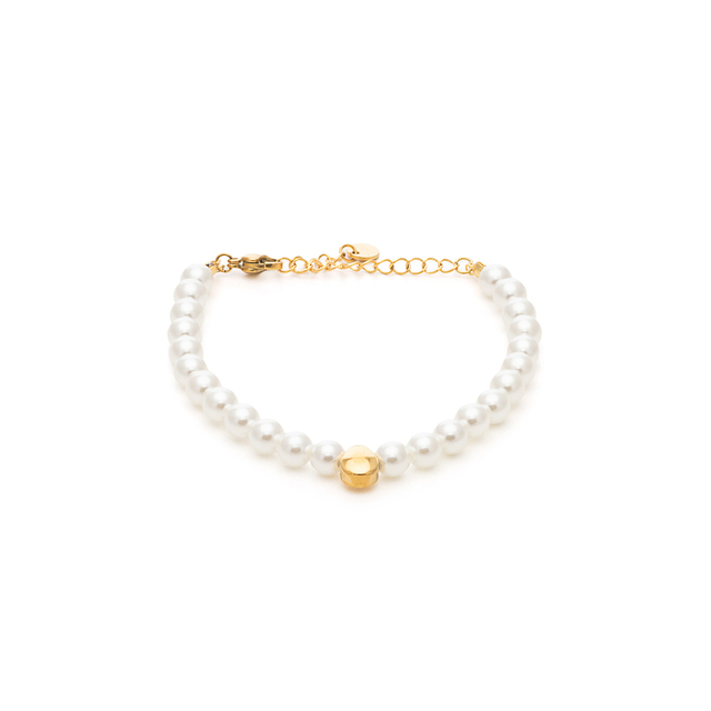 Women's Bracelet With Pearls Visetti 42AE-BR010G Steel 316L-Gold Plating IP