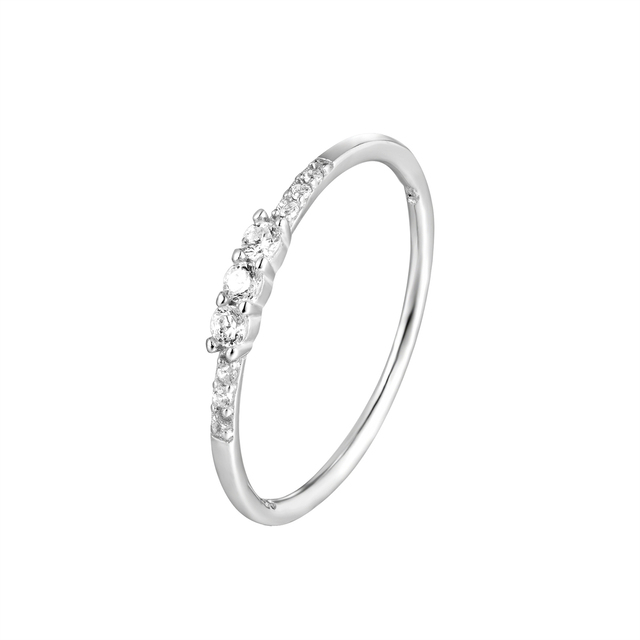 Women's Ring With Zircon Silver 925 4A-RG087 Prince