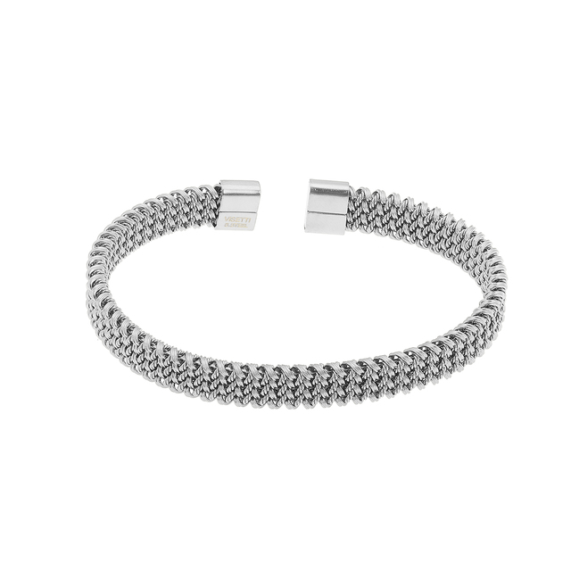 Women's Bangle-Bracelet 52AG-BR035S Visetti Steel 316L
