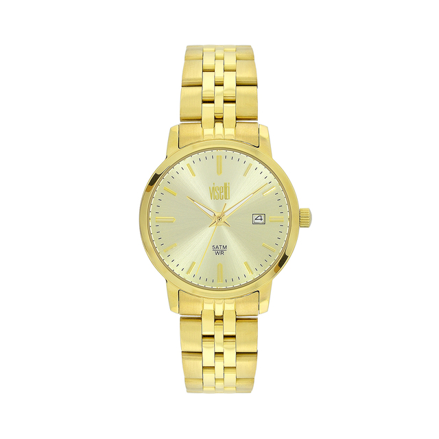 Γυναικείο Ρολόι Visetti 52Z-SW017GG Steel 316L-Gold IP