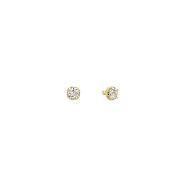 Women's Square Earrings Zircon Baquettes Silver 925 5F-SC086 Prince