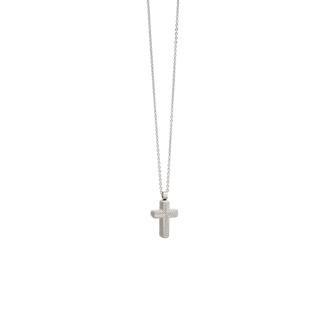 Men's Cross Necklace61D-KD093S Visetti Steel 316L