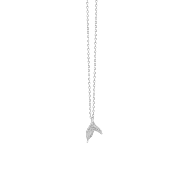 Women's Mermaid Tail Necklace Silver 925-Zircon 6ZK-KD638 Prince