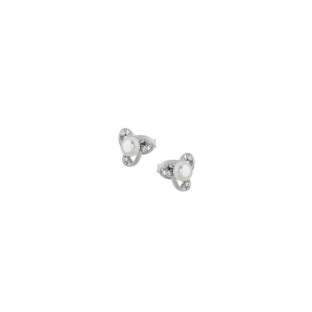 Women's Earrings Silver 925 Pearl 9C-SC062-1 Prince