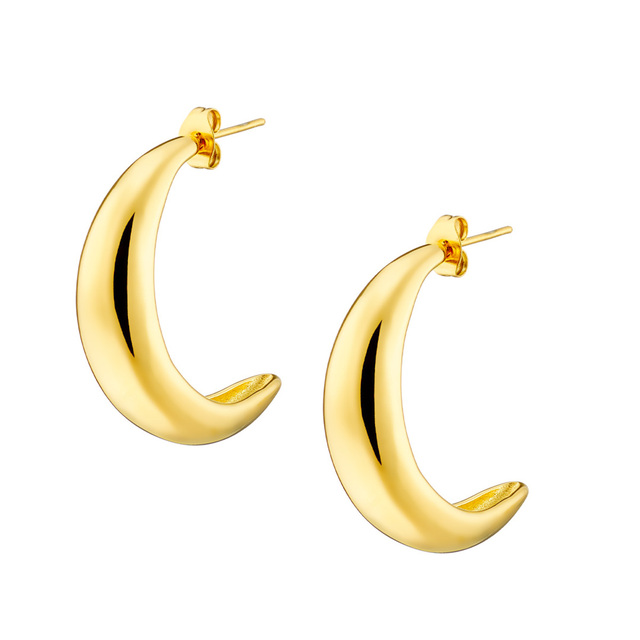 Women's Hoop Earrings Surgical Steel 316L A-02321 Artcollection