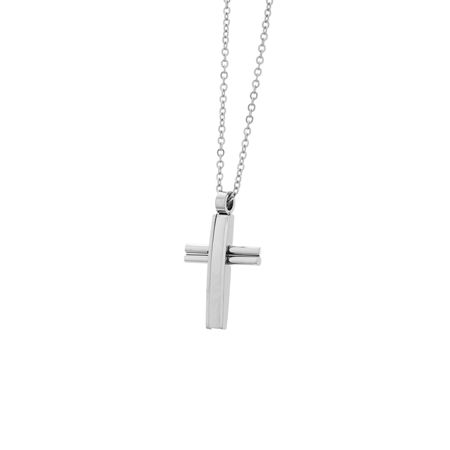 Men's Cross Necklace AD-KD234 Visetti Steel 316L