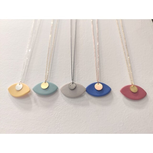 Γυναικείο Χειροποίητο Κοντό Μενταγιόν Με Αλυσίδα 