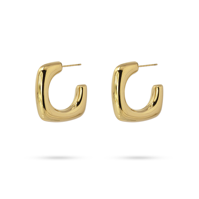 Γυναικεία Σκουλαρίκια Κρίκοι Emelda Ατσάλινα CPE100 Anartxy