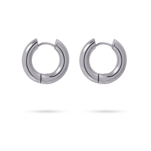 Γυναικεία Σκουλαρίκια Κρίκοι June Ατσάλινα CPE778PL Anartxy