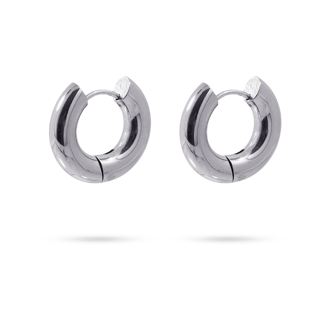 Women's Hoop Earrings Jumi Steel CPE780PL Anartxy