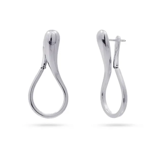Women's Earrings Waves Hollow Bubble Steel CPE931PL Anartxy