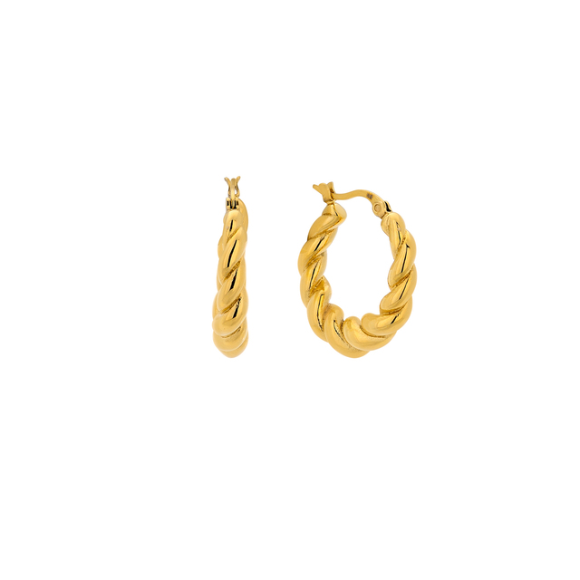 Women's Earrings DI-WSC021G Visetti Steel 316L- Gold Plated
