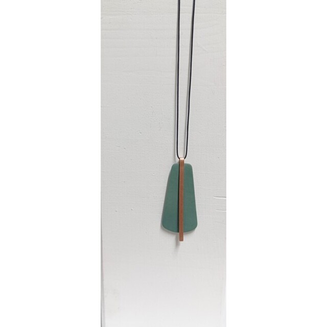 Women's Handmade Long  Necklace With Cord 