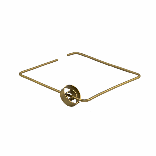 Women's Handmade  Choker-Square Necklace KO3966-G EXNOVO Bronze