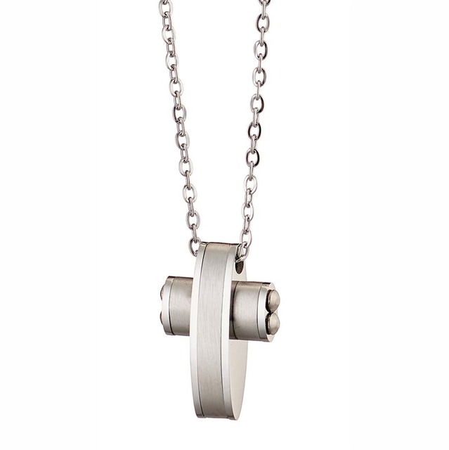 Ανδρικός Σταυρός Αλυσίδα N-01301 Ατσάλι 316L  Artcollection