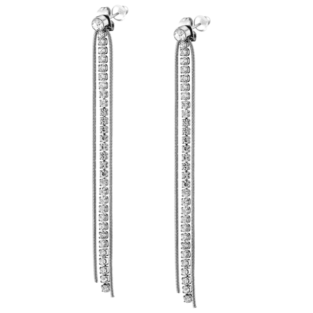 Womens Long Earrings - Crystals Steel 316L  N-02208 Artcollection