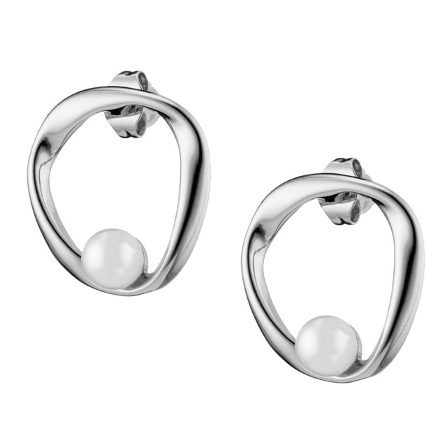 Women's Earrings Steel Pearl 316L  N-02306 Artcollection