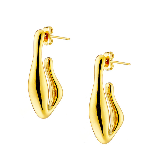 Γυναικεία Σκουλαρίκια Κρίκοι Ατσάλι 316L N-02317 Artcollection