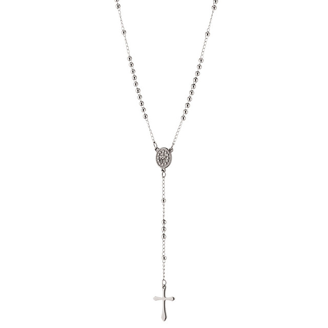 Men's necklace steel N-03601
