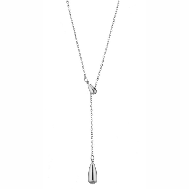 Women's Tie-Necklace Drop Chain Steel 316L N-07219 Artcollection